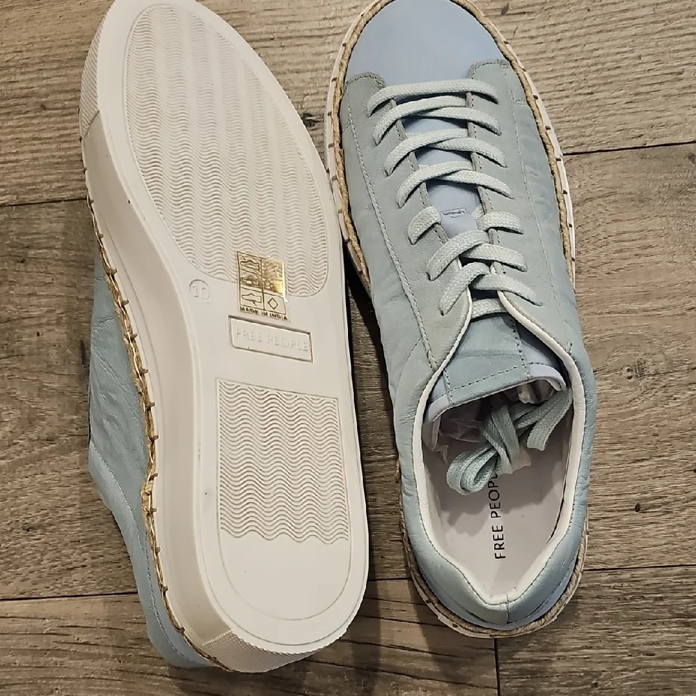 Free People Sky Blue Sneakers - Picture 2 of 5